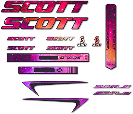 Adesivi compatibili con telaio bici Scott Scale Galaxy
