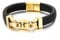 Leather Bracelet Men, Gliederarmband Herren Gold Armband Segeltau Herren Flechten Schmuck Herren Geburstag Geschenk für Männer