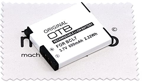 Batterie de Remplacement pour Panasonic Lumix DMC-F5, DMC-FH10, DMC-FS50, DMC-SZ3, DMC-SZ8, DMC-SZ9, DMC-SZ10, DMC-XS1 (Remplace DMW-BCL7) avec Tissu de Nettoyage d'écran mungoo