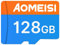 Aomeisi 128GB Micro_SD Card for Cameras, Read 90MB/sec, Write 25MB/sec, Memory Card for G2 D2 C1 Security Cameras Indoor Outdoor, Action Camera, Dash Camera, Steam Deck, Switch .etc.
