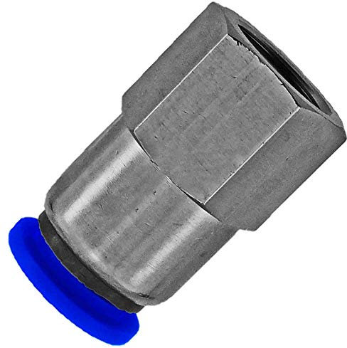 Übergang mit 1/2 Zoll Rohr Innengewinde IG für 10mm PU Schlauch - Steck Verbinder Pneumatik Fitting Druckluft