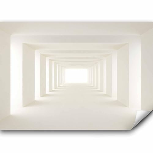murando - Fototapete Premium-Vlies 3d Effekt 400x280cm Foto Tapete Schlafzimmer Wohnzimmer Moderne Vliestapete XXL Wandtapete Motivtapeten Bildtapete 3d Effekt Wand Dekoration Flur Tunnel a-A-0124-a-b