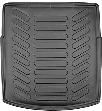 Trimak Passgenau 3D Kofferraumwanne Kompatibel mit Opel Insignia B Sedan Limousine 2017 – 2022 Kofferraummatte Schutzmatte Auto Zubehör Antirutschmatte Kantenschutz TPE Gummi Dauerhaft Schwarz