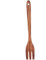 UPKOCH Smooth Wooden Kitchen Utensil Long Handle Fork - Brown Wood Fork for Salad, Pasta, and Cooking - 8.86 Inch