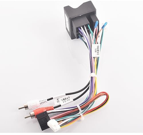 Toiumops Adaptador para Mercedes Benz W203 W209 W164 W639 X164, 16 Pines para Android Radio de Coche estéreo arnés de cableado Adaptador de Cable, Cables