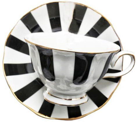 TOPBATHY Tazza Da Tè in Ceramica Elegante Set Di Tazze Da Caffè Per Il Tè Del Mattino E La Cena