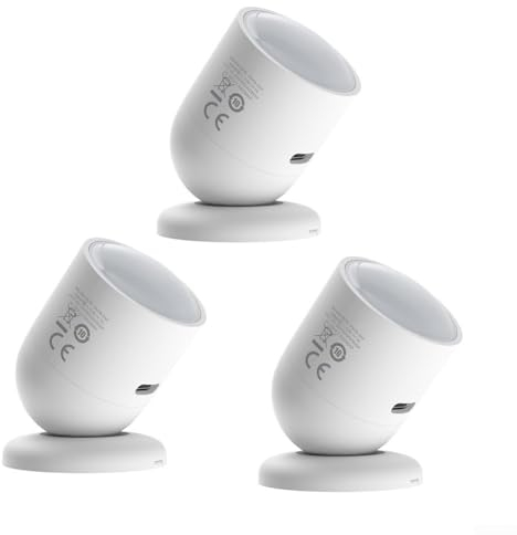 Getdoublerich SNZB-06P Wireless Smart Präsenz-Sensor-Kit, nahtlose Integration in Smart-Home-Systeme, Millimeterwelle für Zigbee 3.0 (3 Stück)