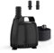 hygger Aquarium Wasserpumpe,3500L/H Water Pump Submersible Fountain für Springbrunnen, Teich, Hydrokultur, Statuen, Wasserfall, 70W Fish Tank Water Pump Tauchpumpe mit 2 Düsen