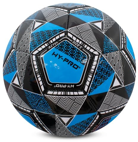 Hy-Pro Football - Size 5 with PVC Grip - Ideal for Training & Matches in All Weather Conditions