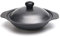 YXUANYZNB Mini wok en fonte avec couvercle, 22 cm/24 cm/26 cm pour cuisinière à induction, wok de présentation de table pour usage unique/multi-utilisateur, petite casserole chaude domestique, poêle