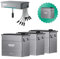 Zendure Solarflow Hyper 2000 avec AB2000S*4 7680Wh, Centrale Électrique de Balcon avec Entrée Solaire 1800W, Hub Intégré(Unité de Contrôle Intelligente) Micro Onduleur, Charge AC Bidirectionnelle1200W