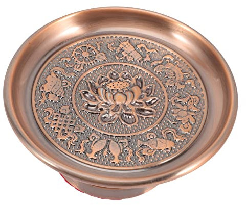 MAGICLULU Vielseitiger Speiseteller Buddhistischer Opferteller 12 7 Cm Tempelteller Geeignet Für Obst Und Trockenfrüchte