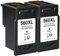 560 561 Patronen XL PG-560XL CL-561XL Multipack Ersatz für Canon Druckerpatronen PG 560 XL schwarz und CL 561 XL für Canon Pixma TS5350 TS5351 TS5352 TS5353 TS7451 TS7450 Drucker (2 Schwarz)