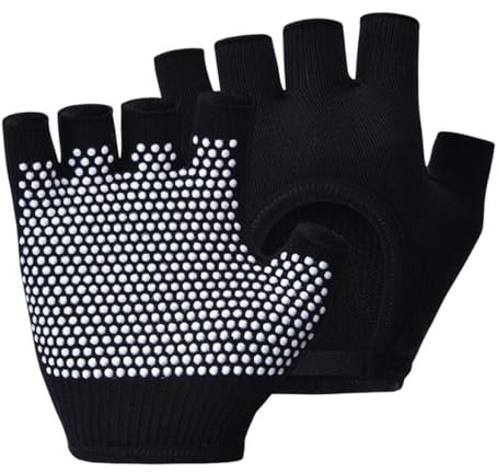Halbfinger-Yoga-Handschuhe | 1 Paar Damen-Handschutzhandschuhe | Ergonomische Handschuhe für Krafttraining | Atmungsaktive Handschuhe für Sportbegeisterte für Mutter