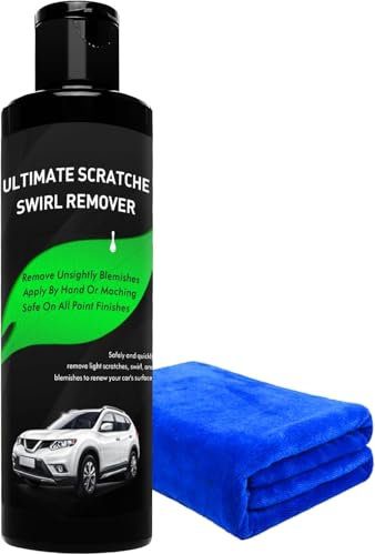 Scratch Swirl Removal Kit, Auto Polish Pre-Waxing, Paintwork Restorer for Cars, Easy to Repair Paint Scratches, Swirls, Marks, Abrasion, Stains, Water Stains, Hairline