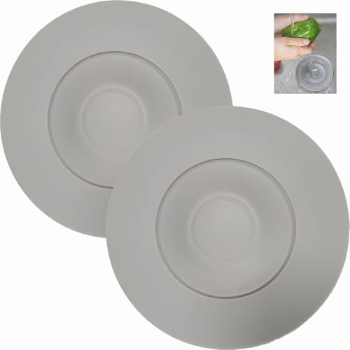 Bouchon de Baignoire Universel,2 Pièces Baignoire Silicone Bouchon d'évier,Bouchon de Baignoire en Caoutchouc Tamis de vidange en Silicone,pour Lavabo,Évier,Baignoire et Douche