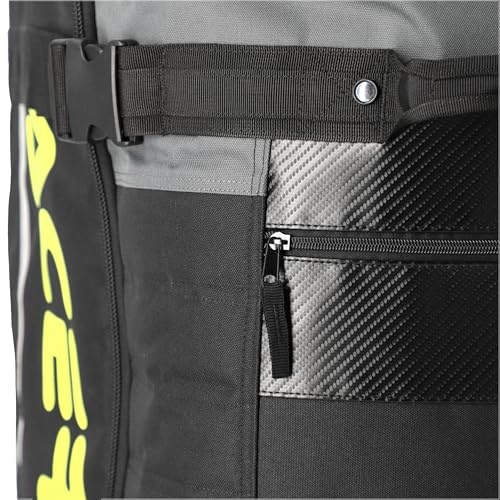 ACERBIS Tasche X-TRIP Logo 105 Liter schwarz und grau 0026014.319, Schwarz Grau Gelb