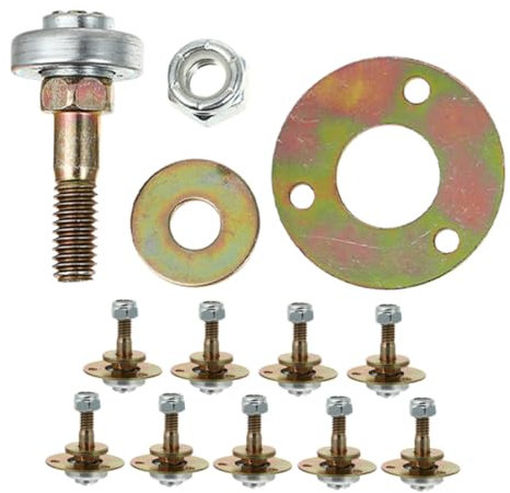NULYLU 10 Stück Schaukelstuhl Hardware Zubehör, Möbelzubehör, Möbelverbinder, Möbelteile, Zubehör, Gleiter Schaukelstuhl Lager, Gleiter Wippenlager
