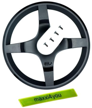 maxxi4you Shimano Kettenschutzring Kettenschutz für FC-TY301 42 Zähne inkl. Befestigungsschrauben inkl Reflexband