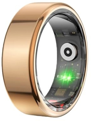 MEIION echooria Smart Ring Health für Frauen & Männer mit Herzfrequenz, Blutdruck, Schlafmonitor, 24h Überwachung, Bluetooth,IP68 wasserdichter,Magnetisches Laden