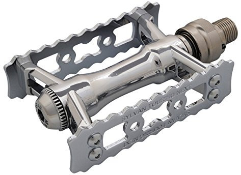 MKS (Mikashima) Sylvan Touring Next Ezy Superior, Pedal, Silber, Links und Rechts Set