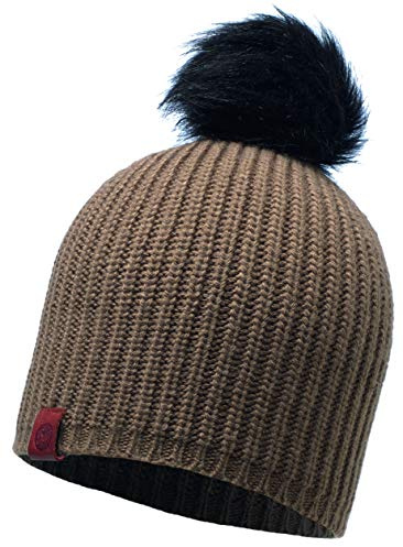 Buff Damen Mütze Knitted Adalwolf, Brown Taupe, One Size, 115405.316.10.00