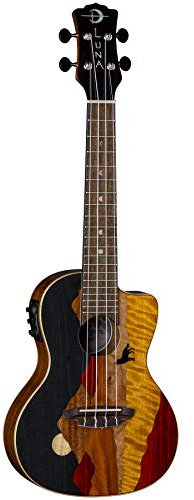 Luna Guitars Vista Wolf UKEVISTAWOLFC Konzert-Ukulele (4-saitig)
