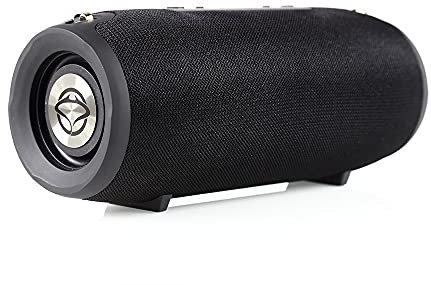 Manta Tragbarer Bluetooth Lautsprecher - Party Lautsprecher2x10W – IPX4 Wasserdichter - FM/USB/Micro SD-Karte/AUX-in - Super Bass - Freisprecheinrichtung - Schwarz - SPK15GO-BK