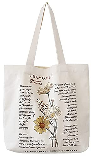 BROADREAM Jutebeutel Bedruckt Vintage, Jute Beutel, Einkaufstasche Bag, Canvas Tote Bag Aesthetic Vintage Taschen Groß Umhängetasche Stofftaschen für Damen Uni Arbeit