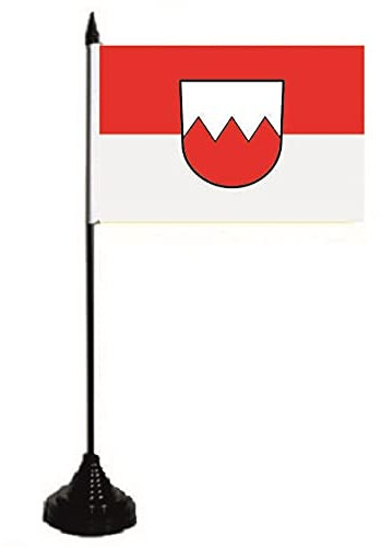 U24 Tischflagge Zimmern unter der Burg Fahne Flagge Tischfahne 10 x 15 cm