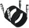 FIBBR XLR Cable 3m-2 Pack, Microphone Cable Nylon Braided XLR Male to Female Heavy Duty Balanced Microphone Cord Compatible with Preamps/Speaker Systems and More