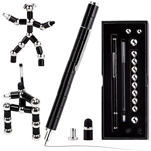 Aicharynic Magnetischer Kugelschreiber, Magnet Stift, Lustig Multifunktions Magnetstift, DIY Stressabbau Magnetische Balpen, Kreative Geschenken für Männer, Frauen, Teenager, Kinder
