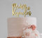 Personalisierter Cake topper, Hochzeit Holz Torten Aufstecker, Mr Mrs Tortenstecker, Hochzeit Cake Topper (Gold)