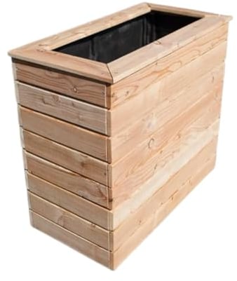 Florade® Hochbeet ohne Boden Lärchenholz - Einfache Montage mit Integrierter Schutzfolie, Flexibler Standort & Ergonomisches Design