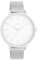 Oozoo - Timepieces Damen Uhr Silver/White | Armbanduhr Damen mit Metal mesh | Moderne Uhr für Frauen - Edle Analog Damenuhr in Rechteckig C11362 (42mm)