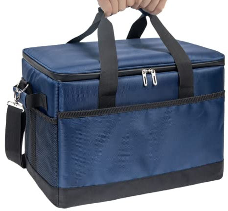 KemNet Kühlkorb 10-68L Kühltasche Faltbar Picknicktasche, Lunch Tasche, Isolierte Lunchtasche, Kühlbox Für Picknick, Picknick-Handtasche Für Frauen, Studenten Und Kinder