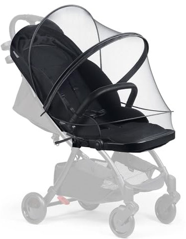 Universal Insektenschutz für Kinderwagen,Moskitonetz Kinderwagen,fliegennetz für Kinderwagen Reißfest & Waschbar,Mückennetz für Kinderwagen&Buggy/Premium,3D-Unterstützung&Zweiwege-Reißverschluss