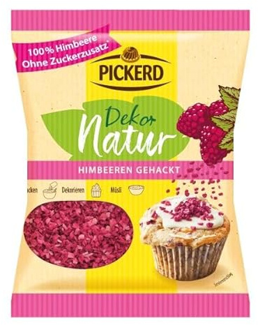 Pickerd Himbeeren gehackt Trockenobst 20 g