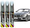 Nadiaen 3 Pcs Car Touch up Paint Pen 3 Pcs Car Paint Touch up Silver Touch up Paint for Cars for Scratch Repair Car Touch Up Paint Pen 12ml (Silver)
