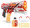 Pistola XSHOT Hyper Gel Clutch 1500 x Bolitas de Gel de ZURU