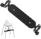 Foppla Repose-pieds de chaise haute universel réglable pour bébé, installation facile, repose-pieds pour chaise haute pour bébés et tout-petits (noir)