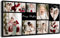 ZQQART Collage Bilderrahmen für die Wand Leinwanddrucke mit Ihren Fotos Gemälde individuell personalisierte Fotogeschenke für Haustiere Familie Baby Hochzeit(25x50cm)