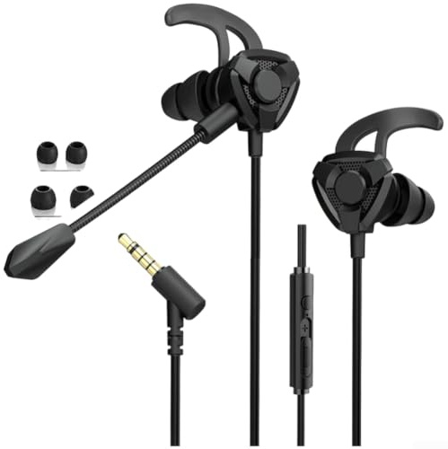HiFi-Gaming-Kopfhörer mit flexiblem abnehmbarem Mikrofon für Pubg Mobile PC Laptop ohne Latenz Sound grün Farbe 1,2 m Kabel (A)