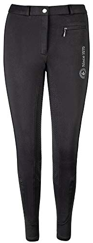 PFIFF 102538 Reithose Winter Damen Grip Vollbesatz, schwarz 170