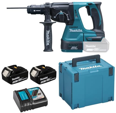 Perfo-burineur 18V LXT SDS-Plus 2J (2x5,0 Ah) en MAKPAC - MAKITA DHR243RTJ