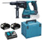 Makita DHR243Z 18V Brushless SDS+ Hammer Drill, 18V, 4Ah Batteries & Charger, One touch slide chuck