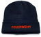 PACOTEX Strickmütze Wintermütze Marineblau mit Stick Feuerwehr und 3M Thinsulate Wärmeisolation (Stickfarbe, rot)