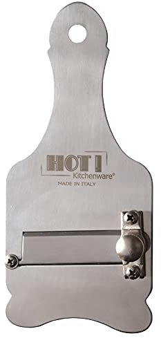 HOT! Kitchenware Trüffelhobel aus Edelstahl, mit Verstellbarer glatten Klinge, Made in Italy