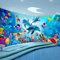 ZLLPRETTY Tapete Mural Xxl 3D Ozean Aquarium 200x140cm Vlies Dekoration Tapete Foto Poster Wand Wandbild Wanddekor für Kinderzimmer Kunst Wandbild Kinder