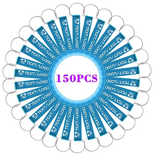 BYWEXCLESD Apribottiglie Portachiavi Personalizzato Con Incisione Nome Logo Birra Portachiavi Apribottiglie Personalizzabile per Bomboniera Matrimonio, Azzurro, 5 Pezzi